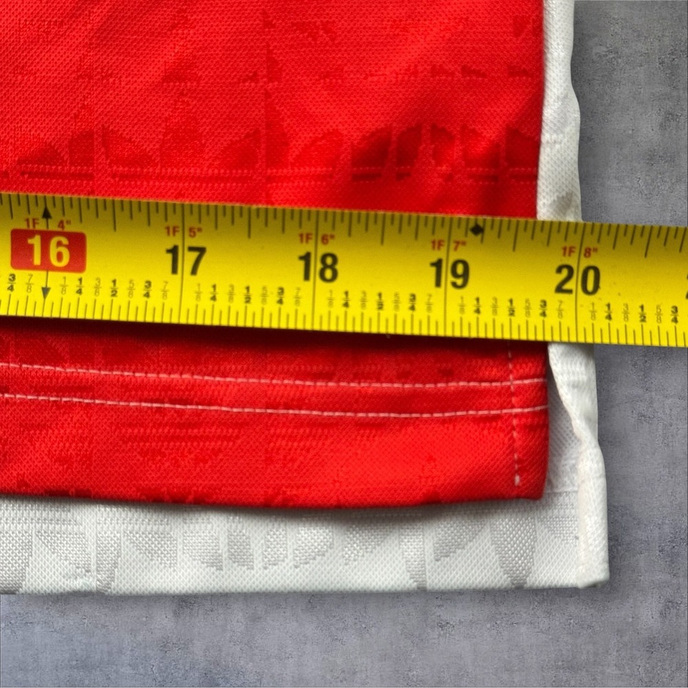 Adidas Skateboarding Checker Long Sleeve Club Jersey Medium Red White GR8764 - Picture 13 of 15